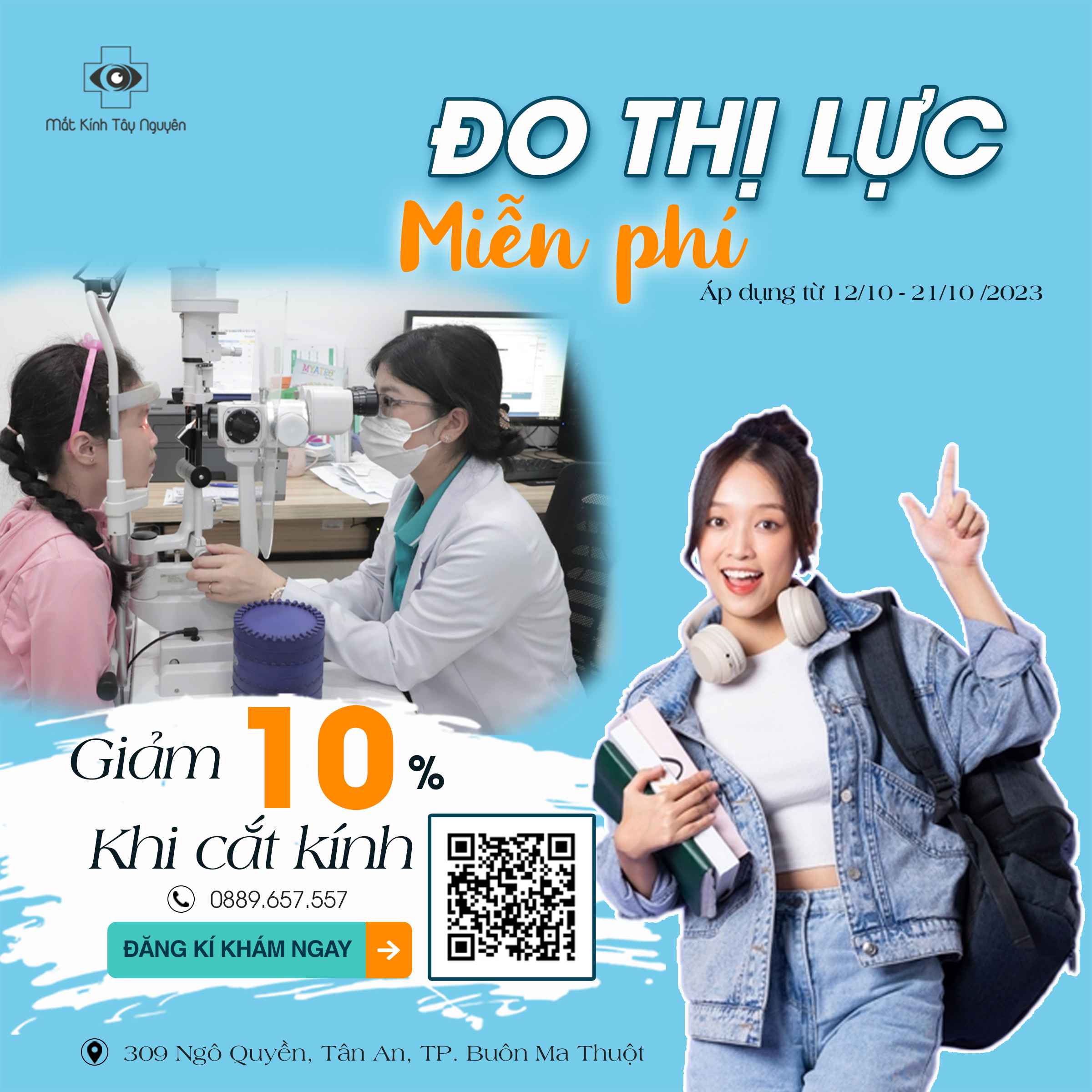 Giảm 10% khi cắt kính